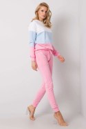 Spodnie Komplet Model RV-KMPL-5971.05 Pink - Rue Paris Rue Paris Spodnie Komplet Model RV-KMPL-5971.05 Pink - Rue Paris Rue Paris