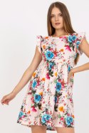 Sukienka Model RV-SK-8020.99 Light Pink - Rue Paris Rue Paris Sukienka Model RV-SK-8020.99 Light Pink - Rue Paris Rue Paris