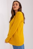 Sweter Damski Model AT-SW-232901.25X Dark Yellow - AT AT Sweter Damski Model AT-SW-232901.25X Dark Yellow - AT AT