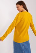 Sweter Damski Model AT-SW-232901.25X Dark Yellow - AT AT Sweter Damski Model AT-SW-232901.25X Dark Yellow - AT AT