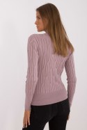 Sweter Damski Model AT-SW-2338-2.61 Dark Pink - AT AT Sweter Damski Model AT-SW-2338-2.61 Dark Pink - AT AT