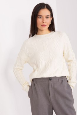 Sweter Damski Model AT-SW-2340.22 Ecru - AT AT