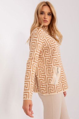 Sweter Damski Model AT-SW-2341.00P Camel - AT AT