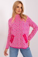 Sweter Damski Model AT-SW-2341.00P Fuksja - AT AT Sweter Damski Model AT-SW-2341.00P Fuksja - AT AT
