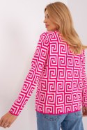 Sweter Damski Model AT-SW-2341.00P Fuksja - AT AT Sweter Damski Model AT-SW-2341.00P Fuksja - AT AT