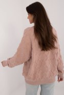 Sweter Damski Model AT-SW-2361.61 Dark Pink - AT AT Sweter Damski Model AT-SW-2361.61 Dark Pink - AT AT