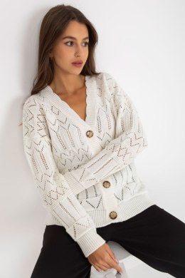 Sweter Damski Model LC-SW-8022.04P Ecru - Rue Paris Rue Paris