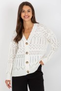 Sweter Damski Model LC-SW-8022.04P Ecru - Rue Paris Rue Paris