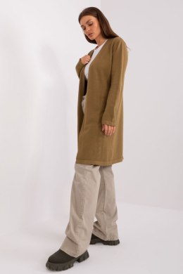 Sweter Kardigan Model AT-SW-2333.31X Oliwka - AT AT
