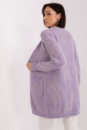 Sweter Kardigan Model AT-SW-234501.00P Light Violet - AT AT