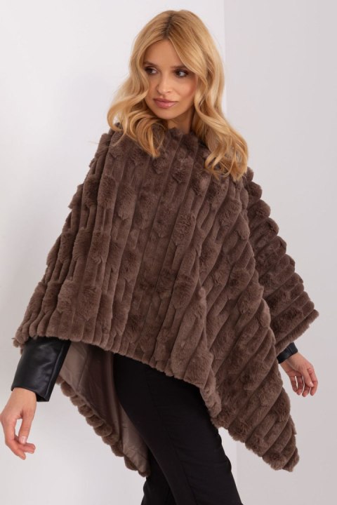 Sweter Ponczo Model AT-PN-2347.68 Brown - AT AT Sweter Ponczo Model AT-PN-2347.68 Brown - AT AT