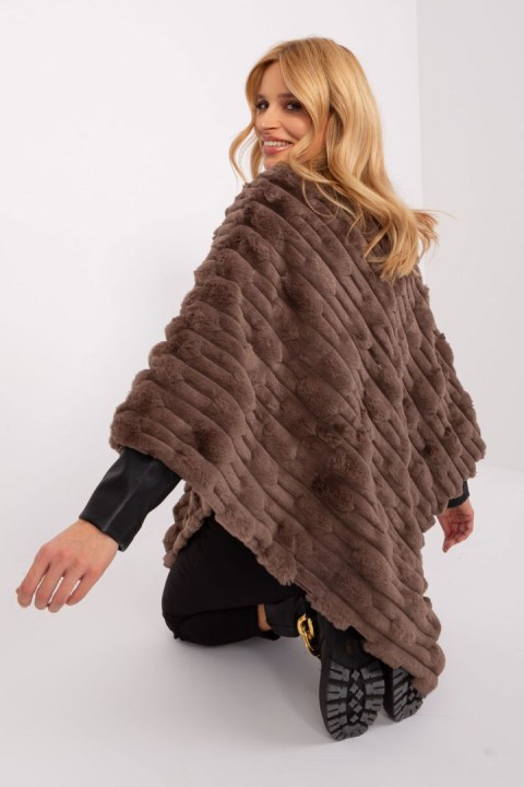 Sweter Ponczo Model AT-PN-2347.68 Brown - AT AT Sweter Ponczo Model AT-PN-2347.68 Brown - AT AT