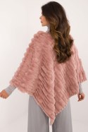 Sweter Ponczo Model AT-PN-2347.88 Dark Pink - AT AT Sweter Ponczo Model AT-PN-2347.88 Dark Pink - AT AT
