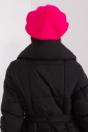 Beret Model AT-CZ-231305.82P Dark Pink - AT AT Beret Model AT-CZ-231305.82P Dark Pink - AT AT