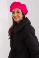 Beret Model AT-CZ-231305.82P Dark Pink - AT AT Beret Model AT-CZ-231305.82P Dark Pink - AT AT