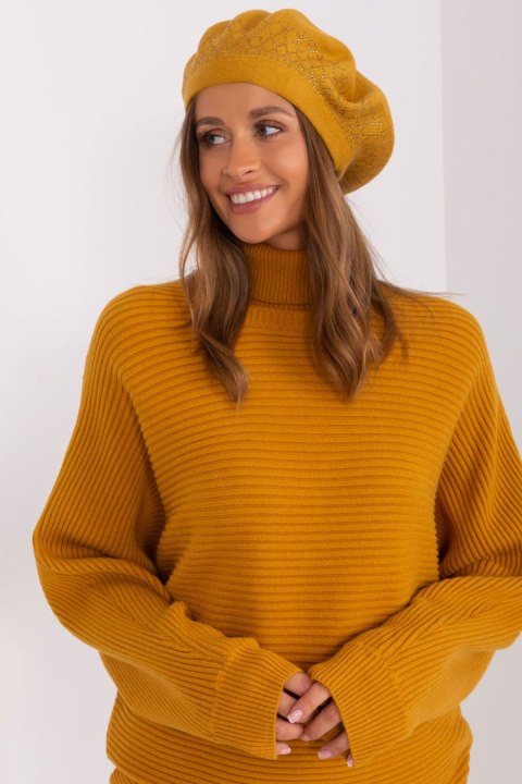 Beret Model AT-CZ-231605.21P Dark Yellow - AT AT Beret Model AT-CZ-231605.21P Dark Yellow - AT AT