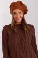 Beret Model AT-CZ-231605.24P Light Brown - AT AT Beret Model AT-CZ-231605.24P Light Brown - AT AT