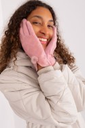 Rękawiczki Model AT-RK-239506.98 Light Pink - AT AT Rękawiczki Model AT-RK-239506.98 Light Pink - AT AT