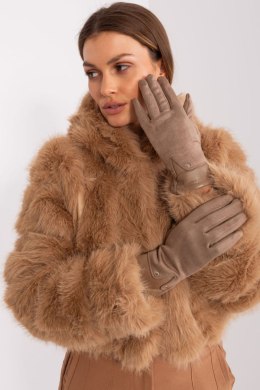 Rękawiczki Model AT-RK-239507.53P Dark Beige - AT AT