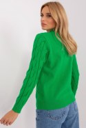 Sweter Damski Model AT-SW-2235.00P Green - AT AT Sweter Damski Model AT-SW-2235.00P Green - AT AT