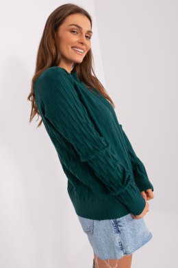Sweter Damski Model AT-SW-2326.37X Dark Green - AT AT