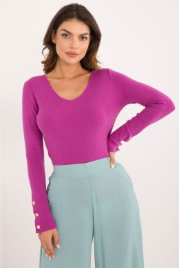 Sweter Damski Model AT-SW-2334.49 Dark Violet - AT AT