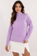 Sweter Damski Model AT-SW-2339.54 Light Violet - AT AT Sweter Damski Model AT-SW-2339.54 Light Violet - AT AT