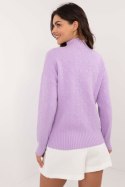 Sweter Damski Model AT-SW-2339.54 Light Violet - AT AT Sweter Damski Model AT-SW-2339.54 Light Violet - AT AT