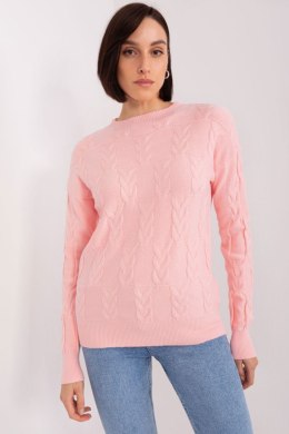 Sweter Damski Model AT-SW-2340.22 Light Pink - AT AT