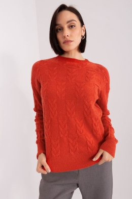 Sweter Damski Model AT-SW-2340.43 Dark Orange - AT AT