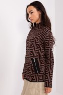 Sweter Damski Model AT-SW-2341.00P Brown - AT AT Sweter Damski Model AT-SW-2341.00P Brown - AT AT