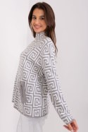 Sweter Damski Model AT-SW-2341.00P Grey - AT AT Sweter Damski Model AT-SW-2341.00P Grey - AT AT
