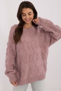 Sweter Damski Model AT-SW-2361.61 Light Violet - AT AT Sweter Damski Model AT-SW-2361.61 Light Violet - AT AT