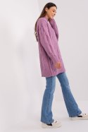 Sweter Damski Model AT-SW-2367-1.35P Violet - AT AT Sweter Damski Model AT-SW-2367-1.35P Violet - AT AT