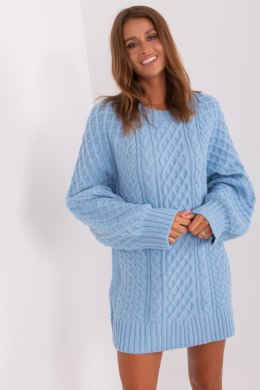Sweter Damski Model AT-SW-2367-2.64P Light Blue - AT AT