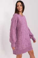 Sweter Damski Model AT-SW-2367.76P Violet - AT AT Sweter Damski Model AT-SW-2367.76P Violet - AT AT