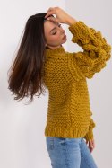 Sweter Damski Model AT-SW-2382.97P Oliwka - AT AT Sweter Damski Model AT-SW-2382.97P Oliwka - AT AT
