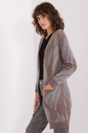 Sweter Kardigan Model AT-SW-234501.00P Dark Brown - AT AT Sweter Kardigan Model AT-SW-234501.00P Dark Brown - AT AT