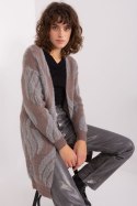 Sweter Kardigan Model AT-SW-234501.00P Dark Brown - AT AT Sweter Kardigan Model AT-SW-234501.00P Dark Brown - AT AT