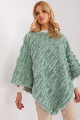 Sweter Ponczo Model AT-PN-2347.68 Pistacja - AT AT