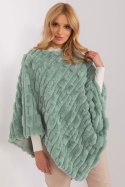 Sweter Ponczo Model AT-PN-2347.68 Pistacja - AT AT