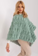 Sweter Ponczo Model AT-PN-2347.68 Pistacja - AT AT