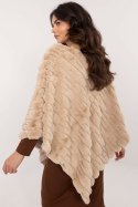 Sweter Ponczo Model AT-PN-2347.88 Beige - AT AT Sweter Ponczo Model AT-PN-2347.88 Beige - AT AT
