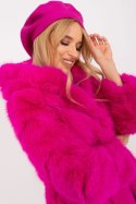 Beret Model AT-CZ-231305.82P Fuksja - AT AT