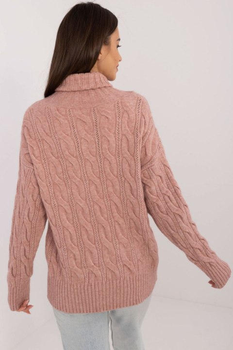 Golf Damski Model AT-SW-23445.00 Dark Pink - AT AT Golf Damski Model AT-SW-23445.00 Dark Pink - AT AT