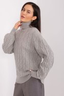 Golf Damski Model AT-SW-2348.88 Grey - AT AT Golf Damski Model AT-SW-2348.88 Grey - AT AT