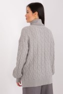 Golf Damski Model AT-SW-2348.88 Grey - AT AT Golf Damski Model AT-SW-2348.88 Grey - AT AT