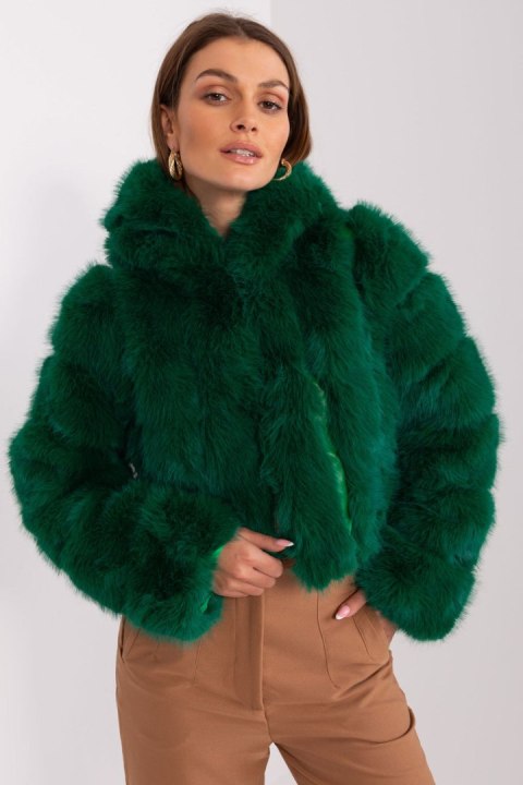 Kurtka Damska Model AT-KR-2378.96P Dark Green - AT AT Kurtka Damska Model AT-KR-2378.96P Dark Green - AT AT