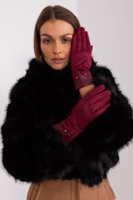 Rękawiczki Model AT-RK-239507.94P Bordo - AT AT