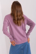Sweter Damski Model AT-SW-2338.14P Light Violet - AT AT Sweter Damski Model AT-SW-2338.14P Light Violet - AT AT
